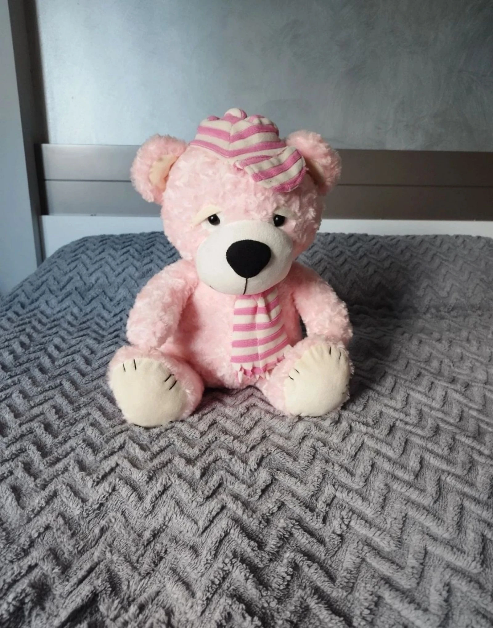 Peluche oso rosa grande 